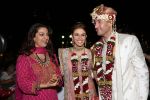 Juhi Chawla with the couple at Raageshwari Loomba and Sudhanshu Swaroop Wedding in Four Seasons on 27th Jan 2014